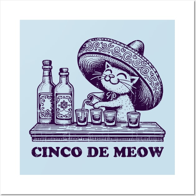 Cinco de Meow Wall Art by Public Syndrome